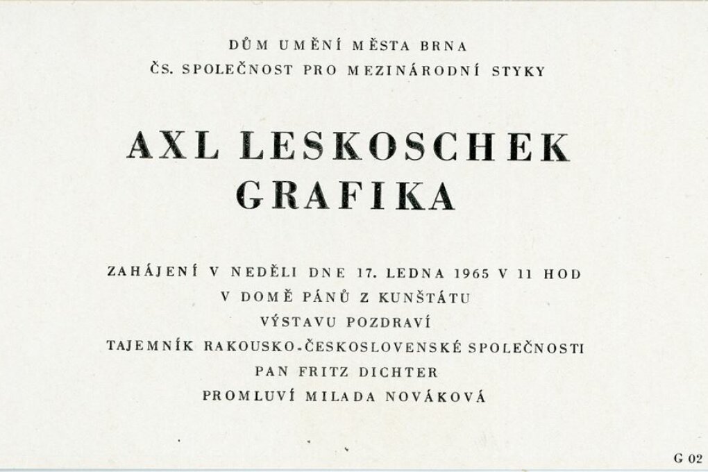 Axl Leskoschek – grafika